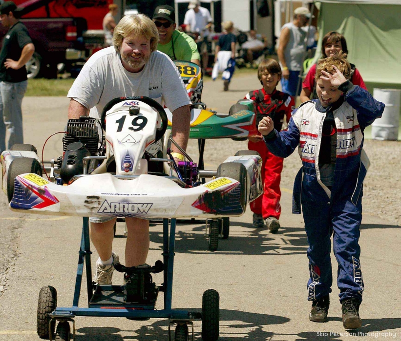 Kart Racing Team Fortner, Dad & michael